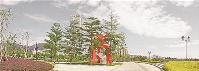东江滨公园：绿化、美化、香化的生态廊道