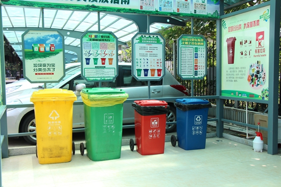 马尾公共场所垃圾分类覆盖率达95%以上