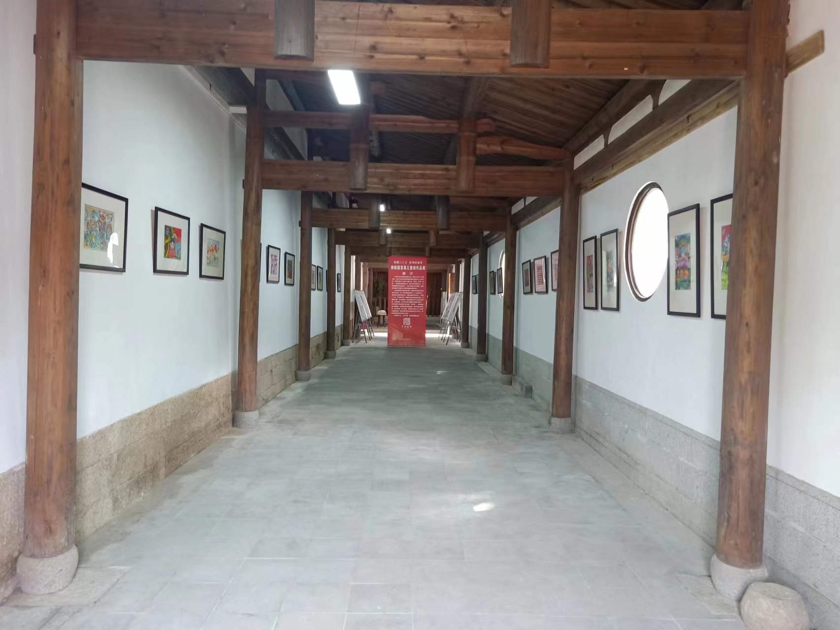 琅岐镇罗溪书院举行儿童画作品展