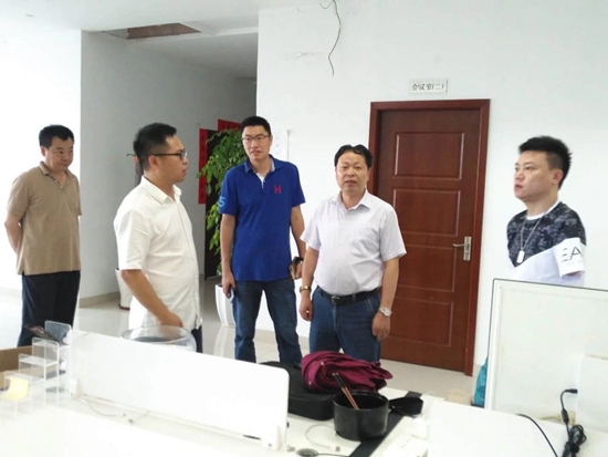 区领导调研福州开发区互联网游戏产业园