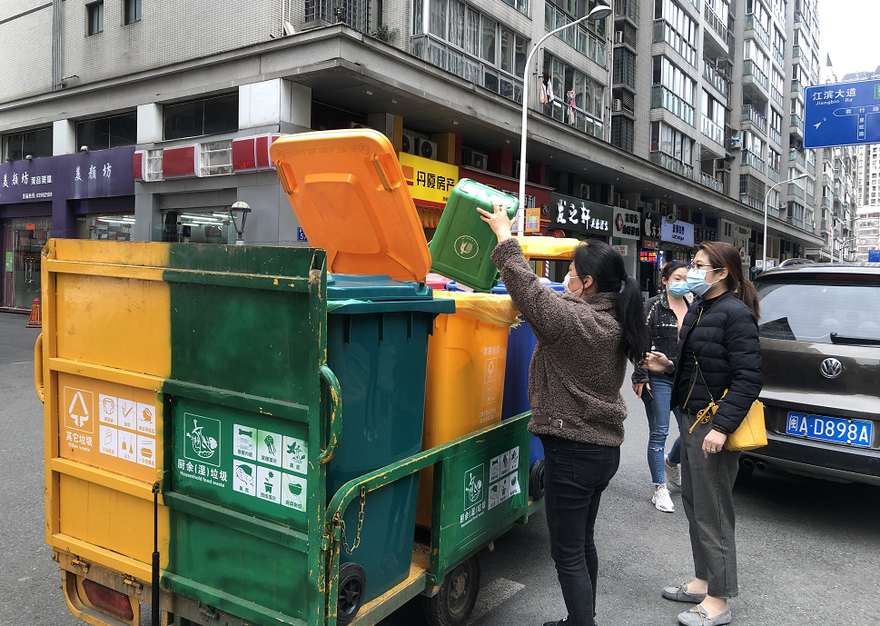 “撤桶入户”，马尾打造两条垃圾分类示范街