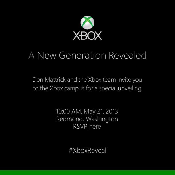 微软证实5月21日发布下一代Xbox
