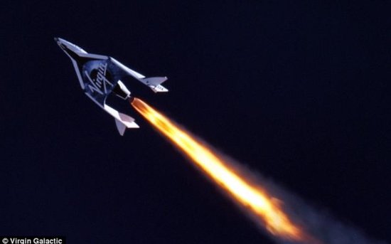 太空船2号成功进行动力飞行：速度达1.2马赫