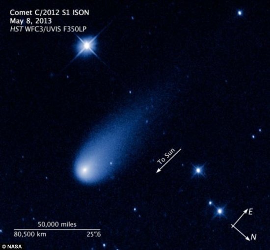 “世纪彗星”或告吹？一头扑进太阳后毁灭