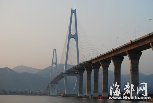 琅岐闽江大桥让马尾至琅岐岛行程缩短为15分钟