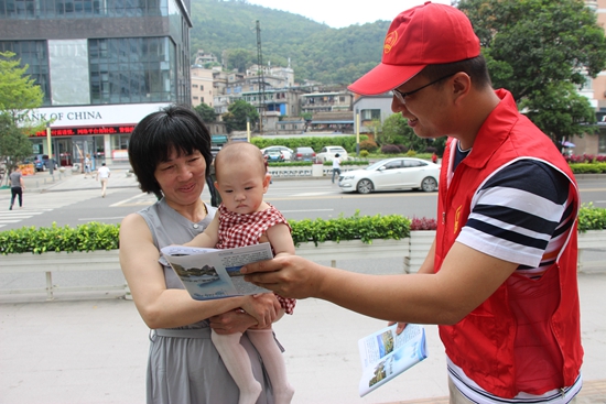 山清水秀马尾美 爱河护河人更美