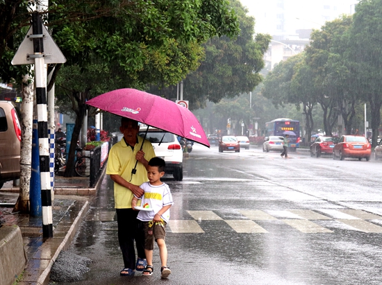 今日或普降中雨 局部有大雨或暴雨