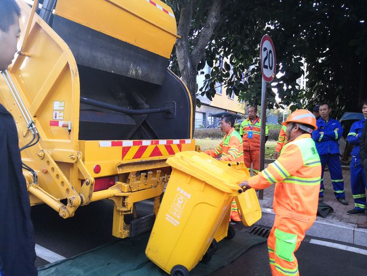 2019年马尾区分类垃圾运输驾驶员和辅工培训会