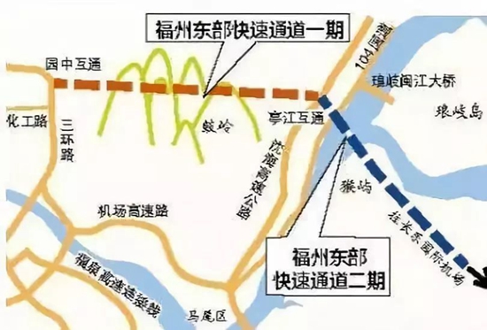 东部快速通道一期工程将于1月22日通车