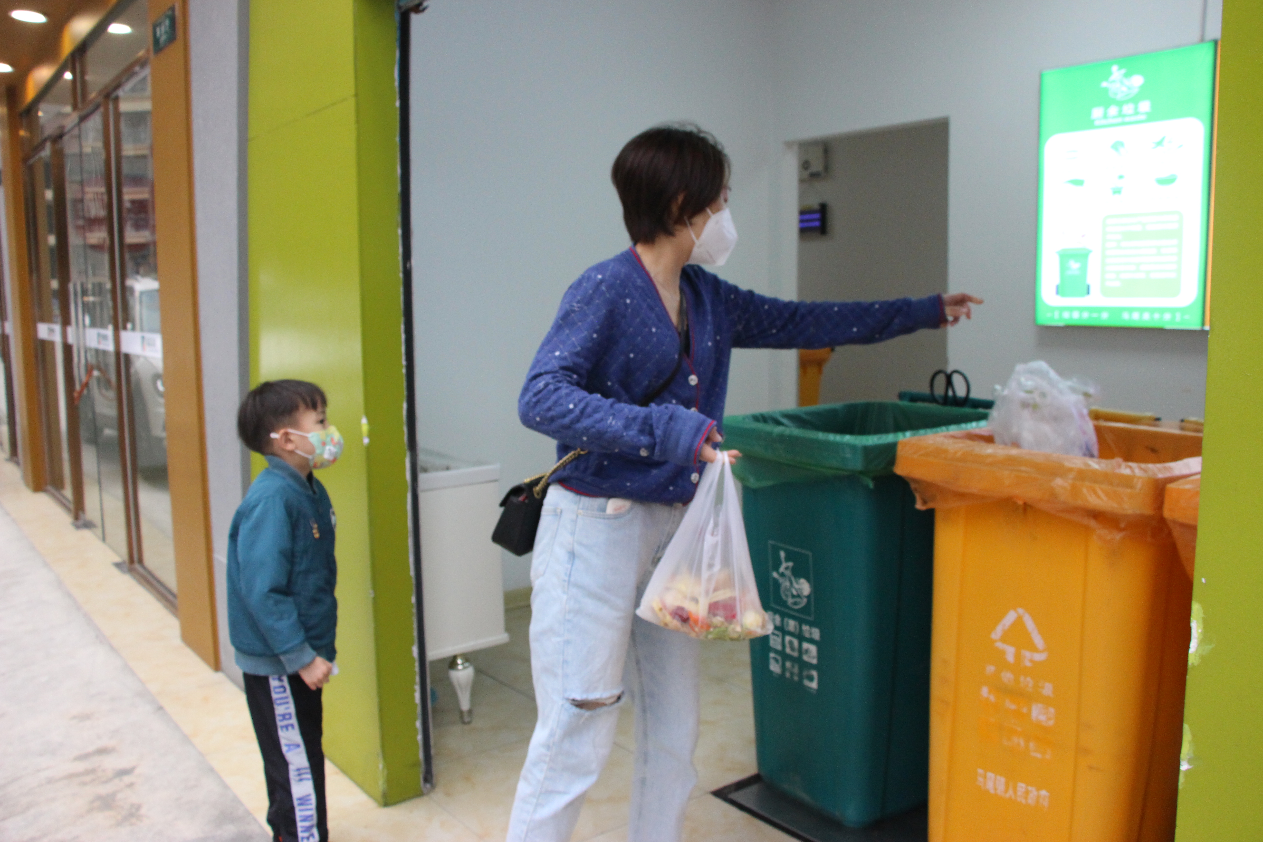 马尾在全市首推可视化垃圾分类屋亭收效明显