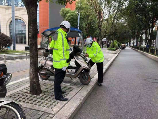 拖移100余辆！马尾交警集中整治电动自行车交通违法行为