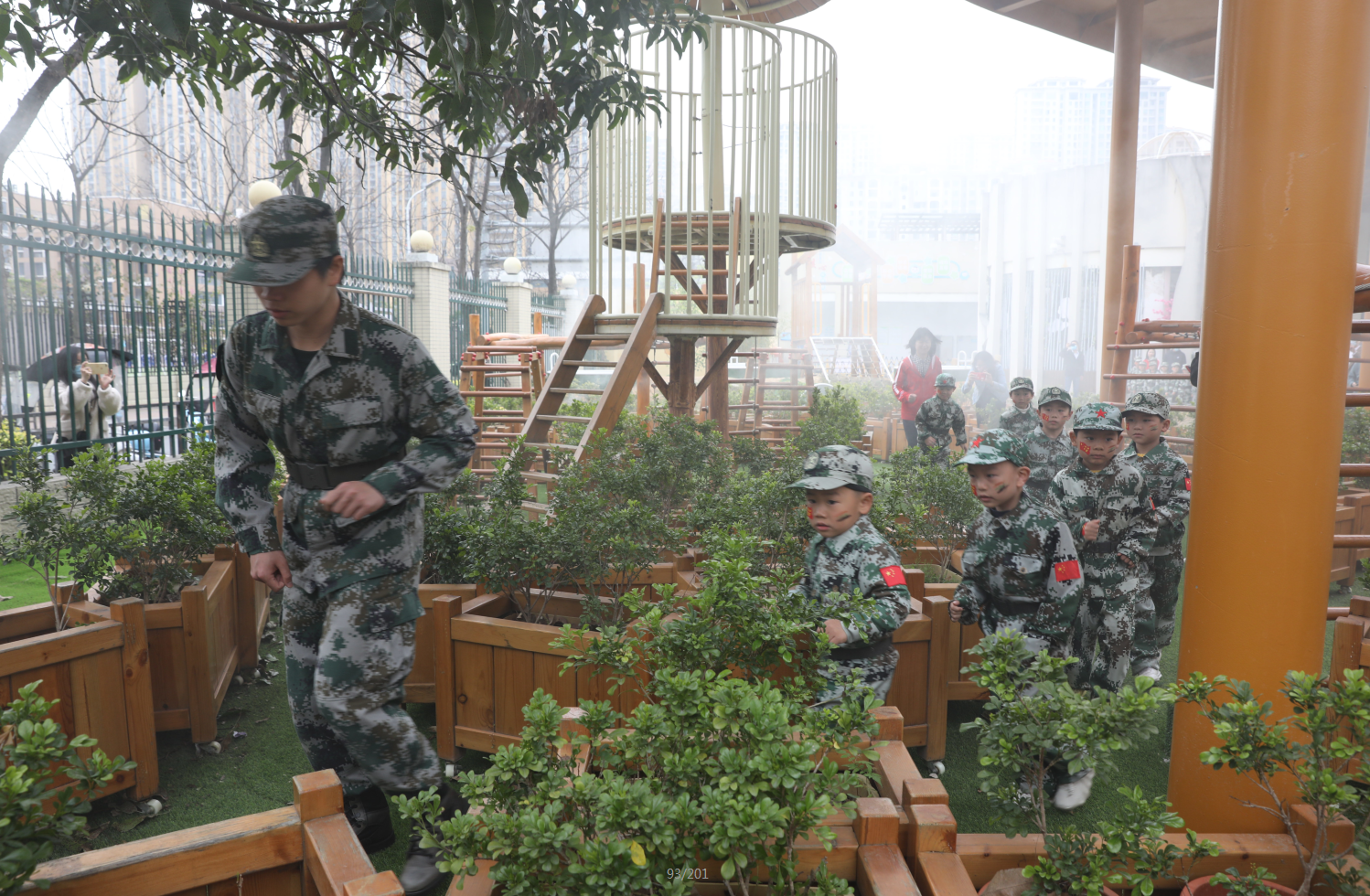 小小升旗手闯关成功 今日结营