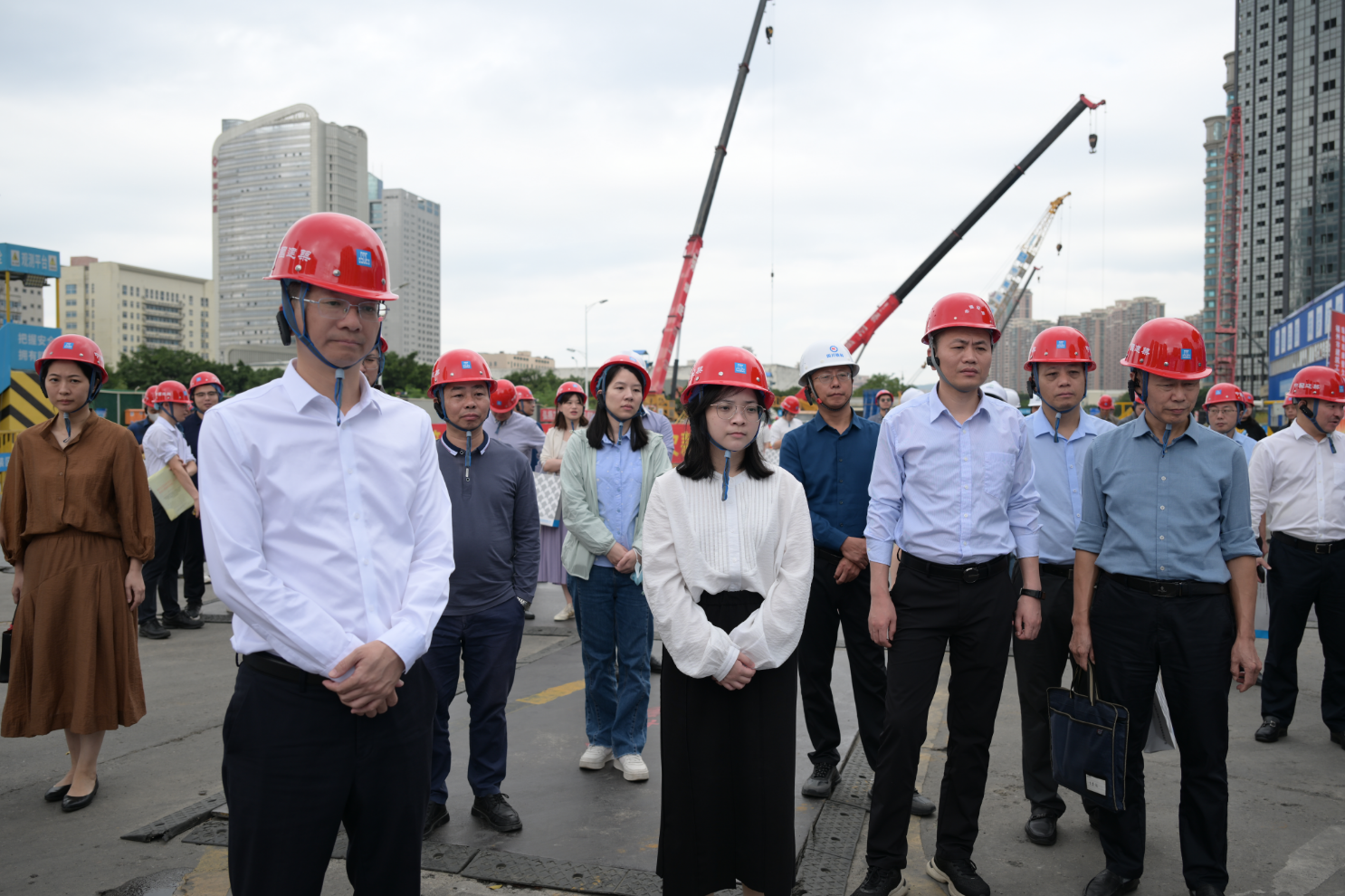 福州市建筑工地实名制管理现场观摩会在马尾举办