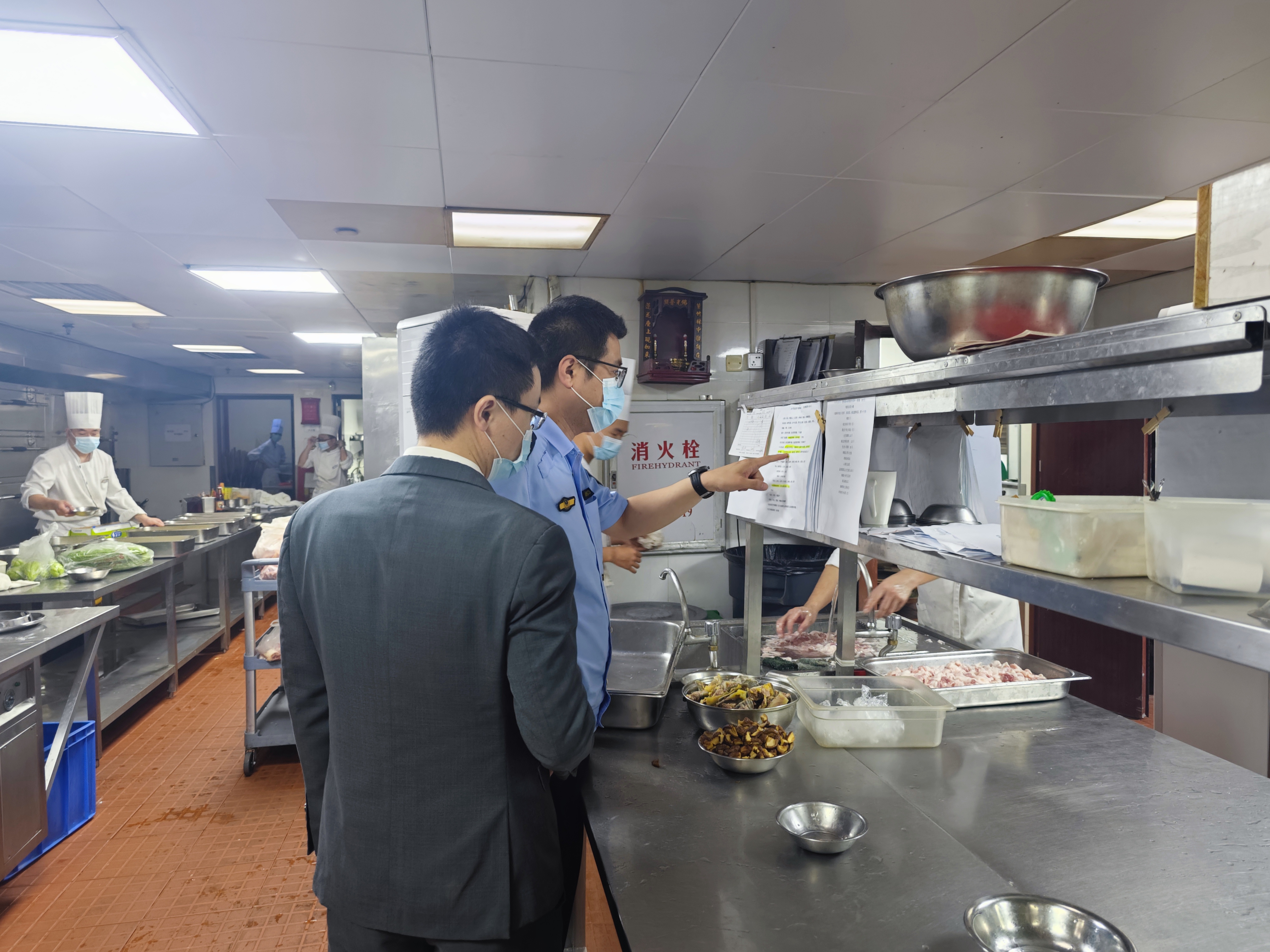 区市场监管局护航数字峰会食品安全