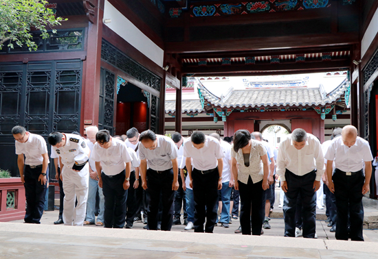 马尾举行甲申、甲午海战公祭活动