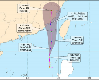 我区启动防台风IV级预警响应