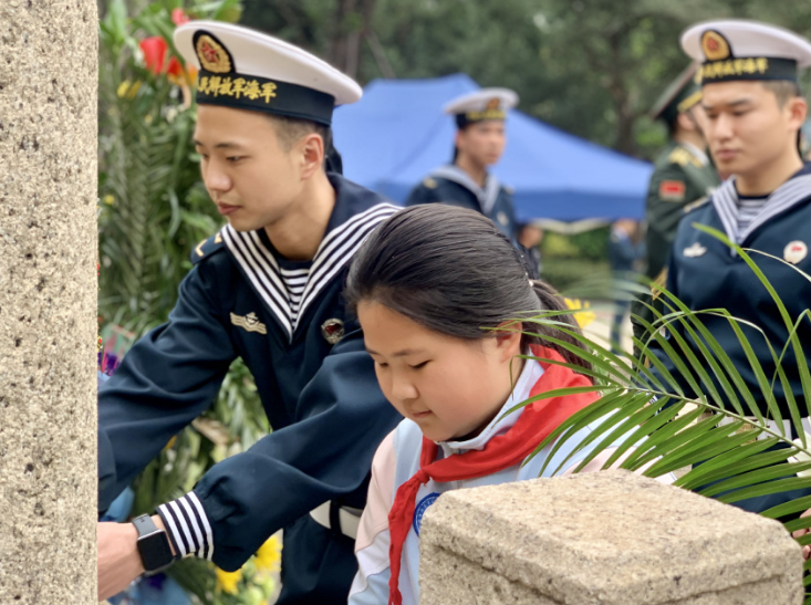 马江海战纪念馆清明祭扫仪式举行
