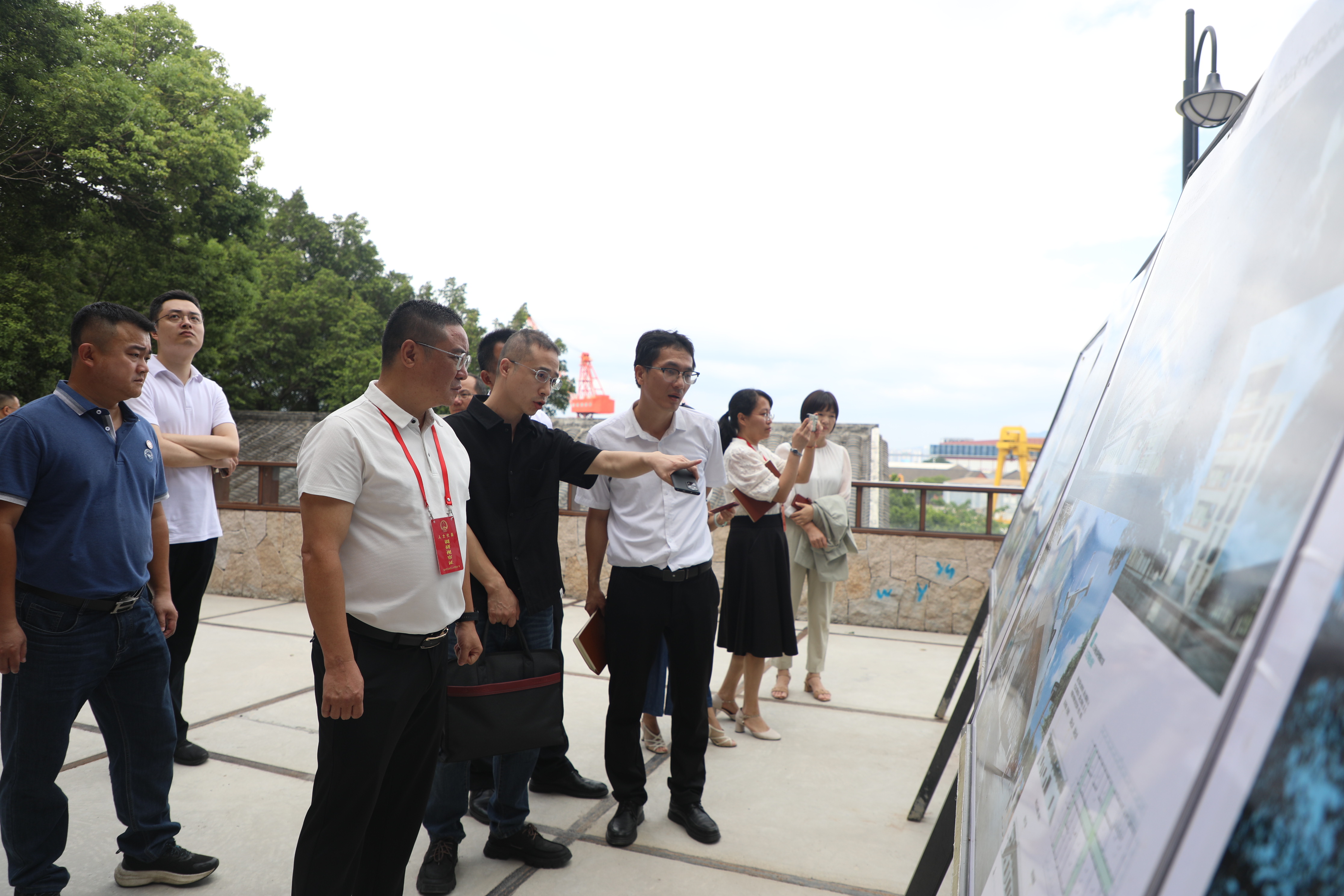 马尾区人大常委会调研文创走廊暨船政文化品牌建设情况